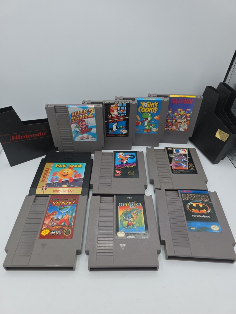 Vintage 80s Nintendo NES Video Games Lot of 10 (Untested) Fast Shipping